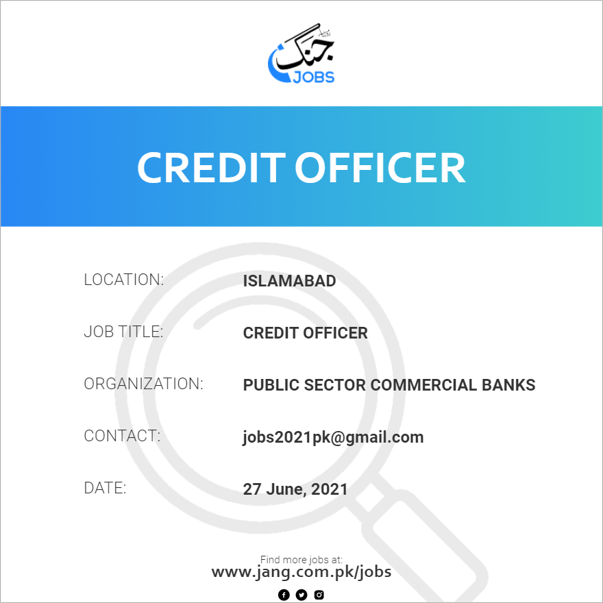 Credit Officer