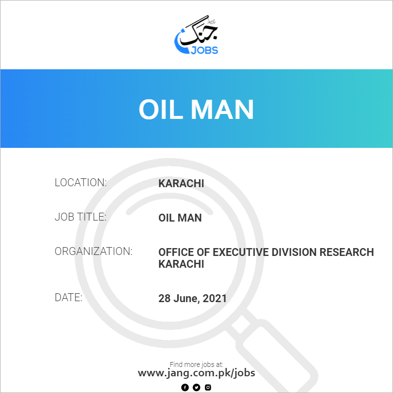 Oil Man