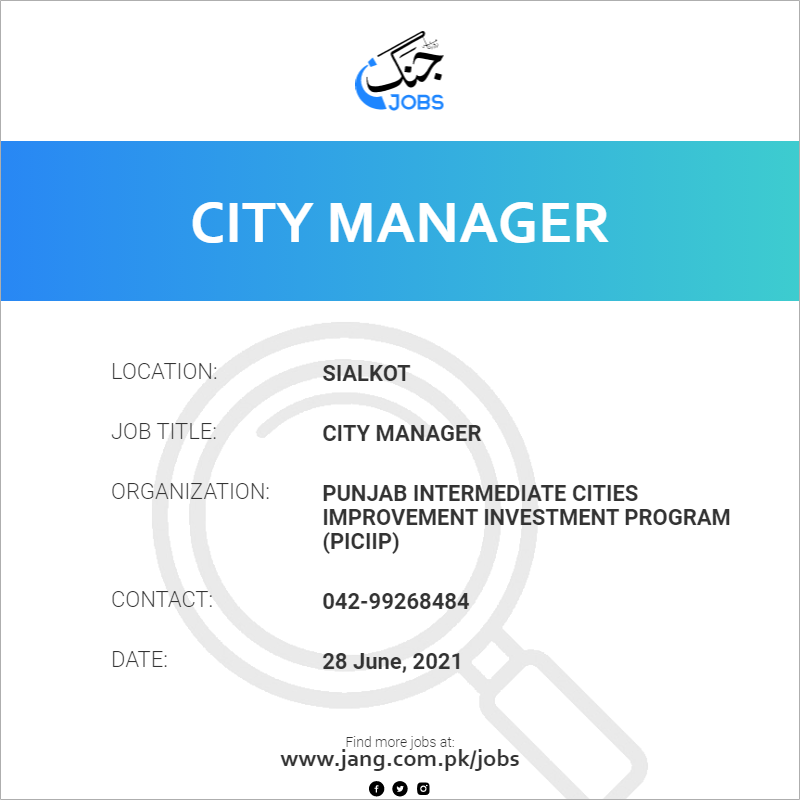 City Manager 