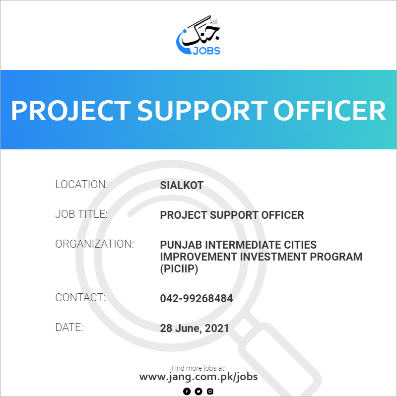 Project Support Officer