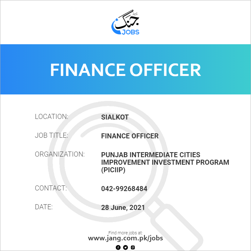 Finance Officer