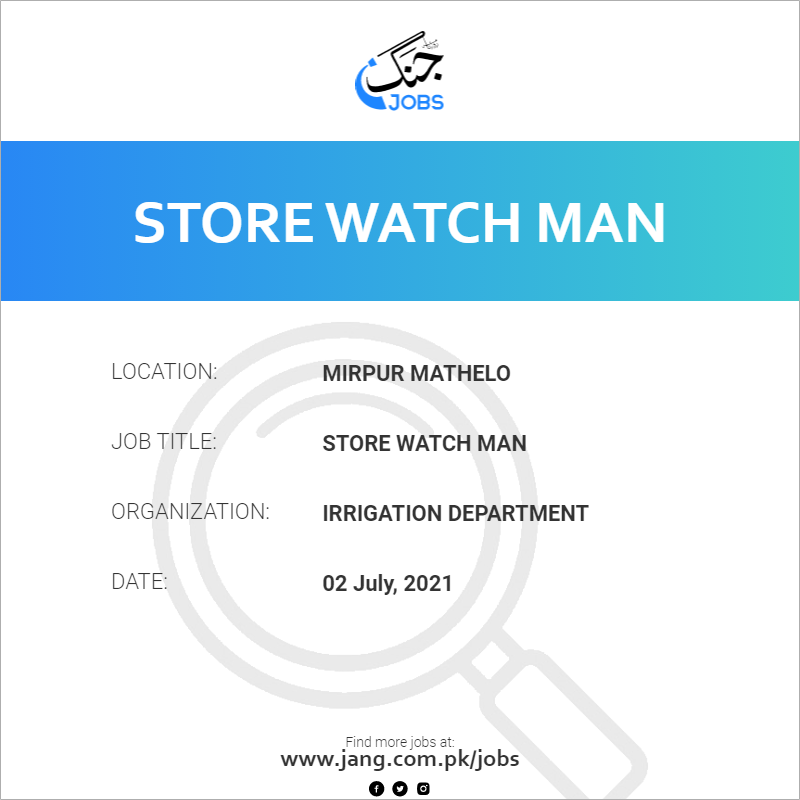 Store Watch Man