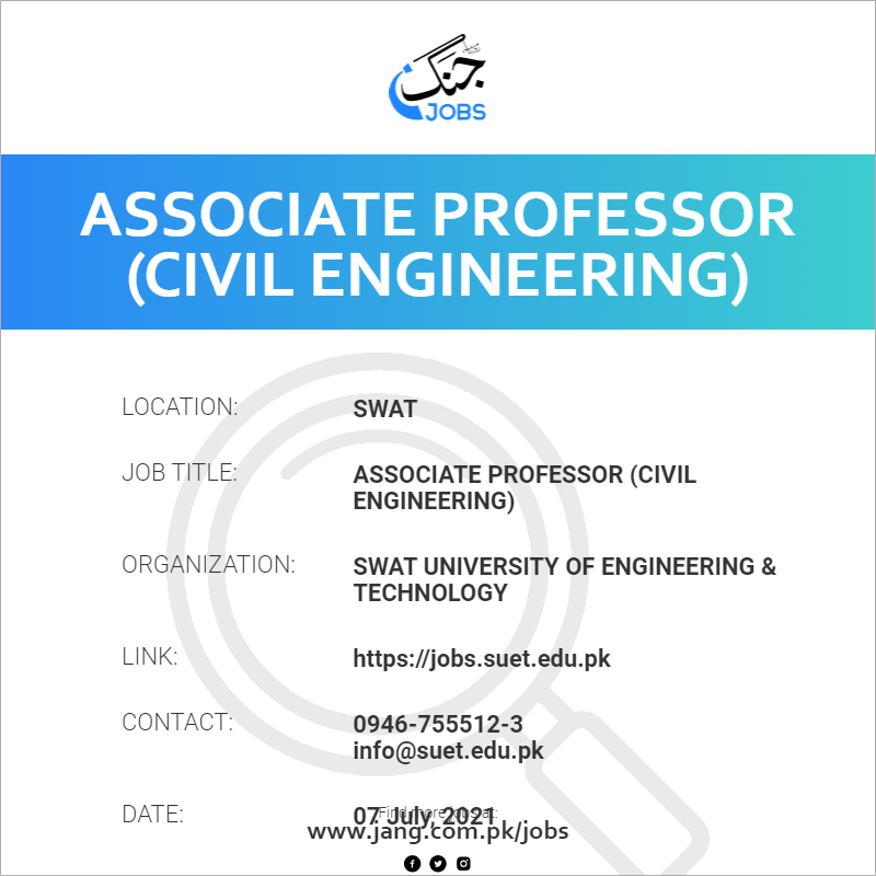 Associate Professor (Civil Engineering) 