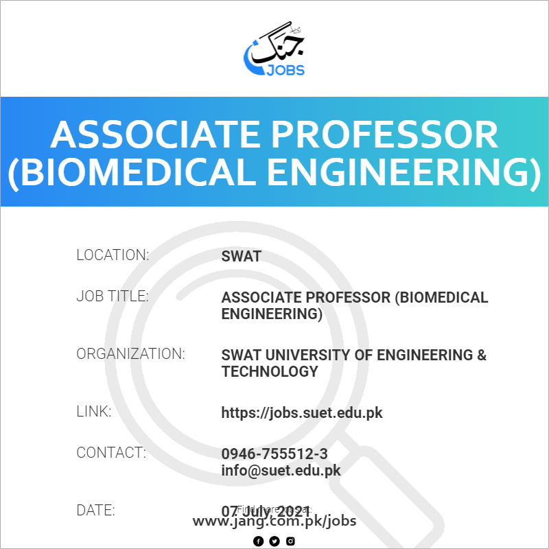 Associate Professor (Biomedical Engineering) 