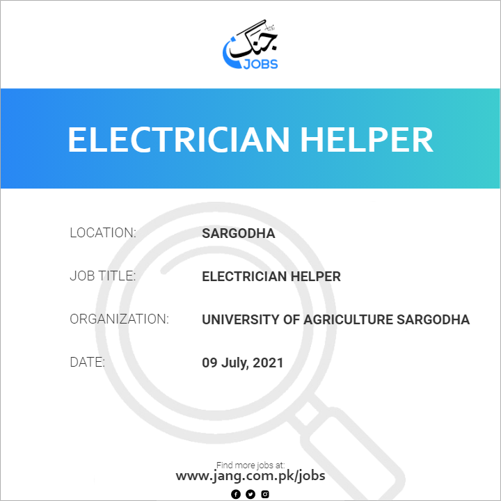 Electrician Helper