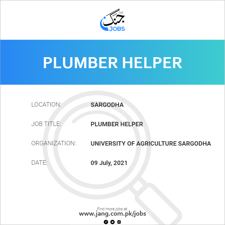 Plumber Helper