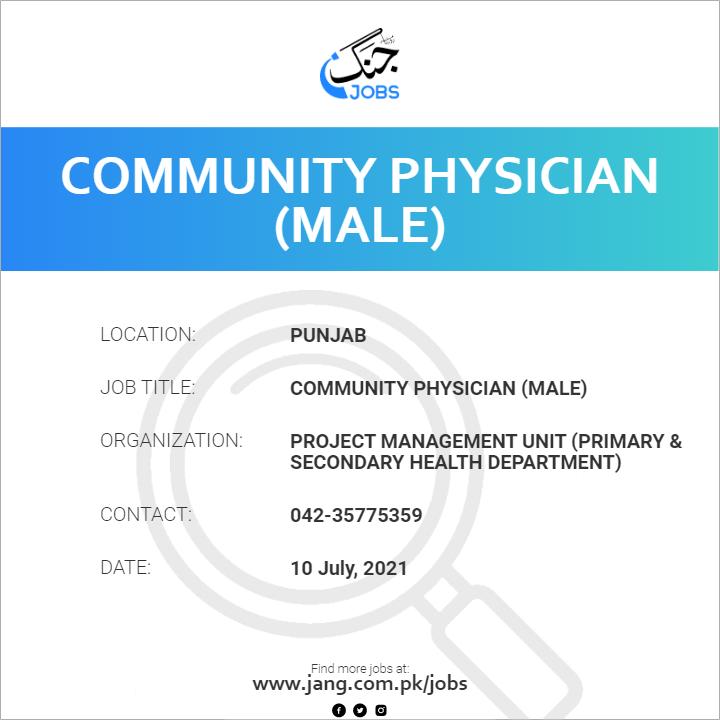 Community Physician (Male)