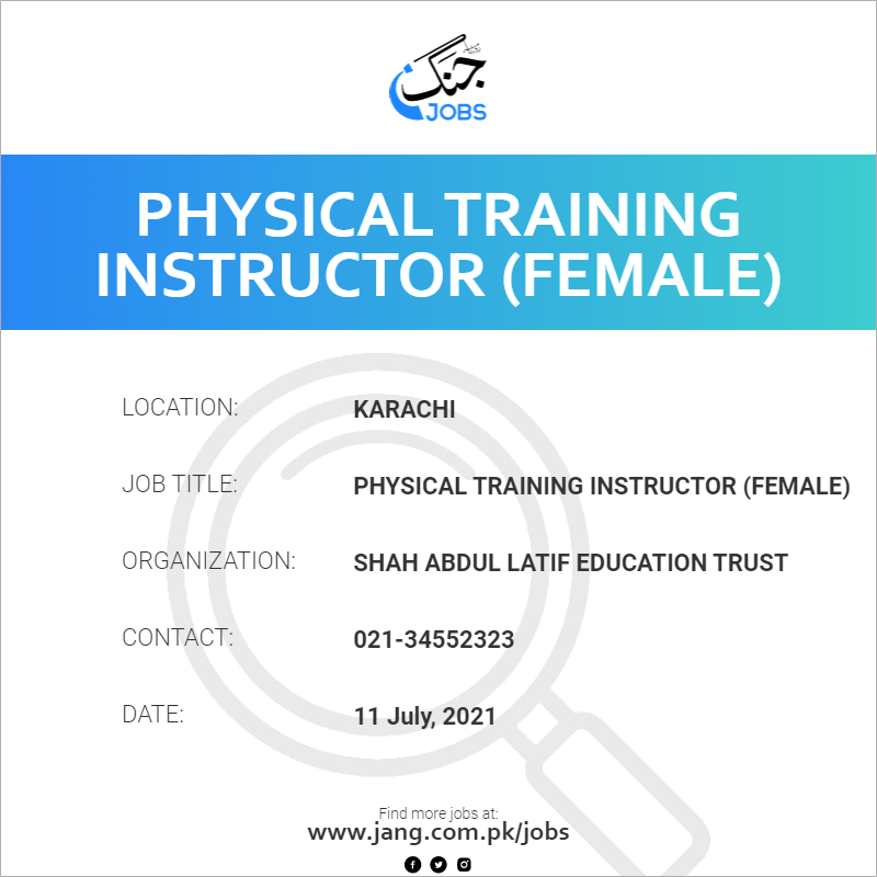 Physical Training Instructor (Female)