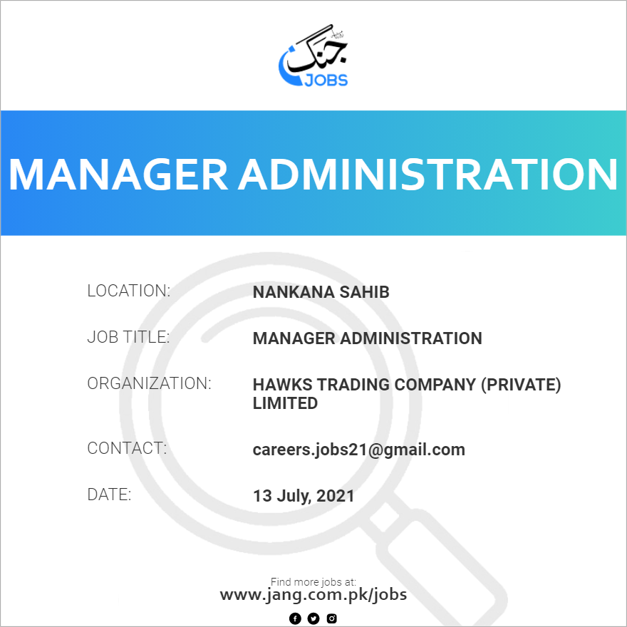 Manager Administration