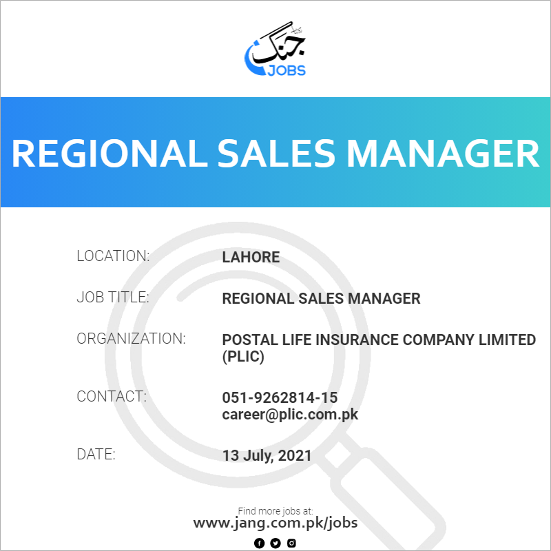 Regional Sales Manager