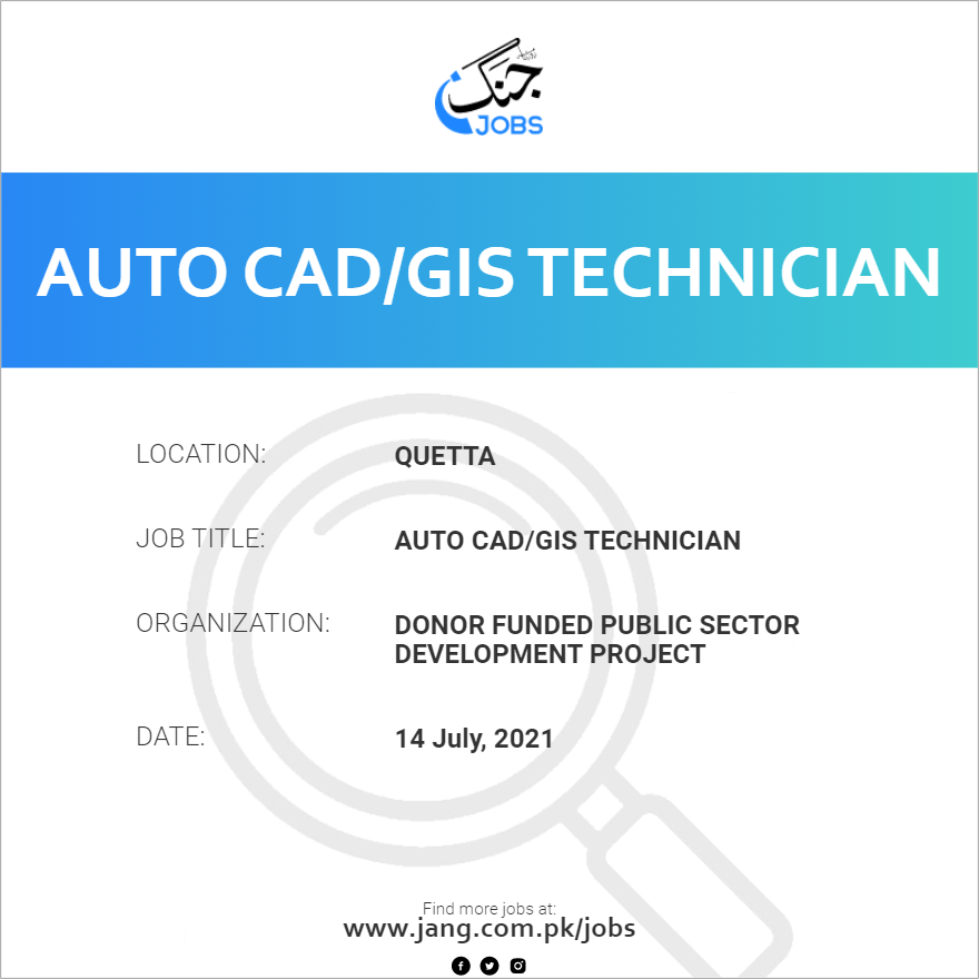 Auto Cad/GIS Technician