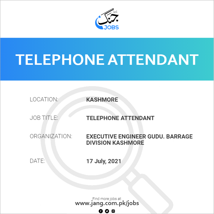Telephone Attendant