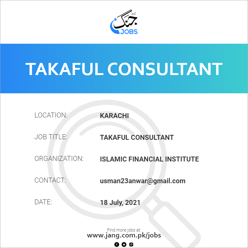 Takaful Consultant