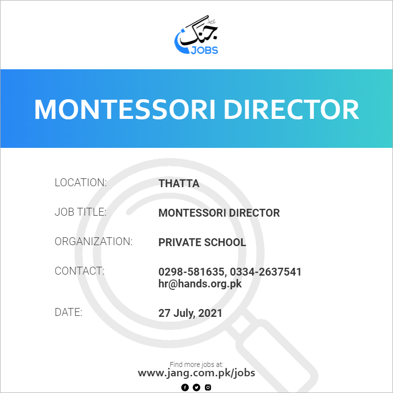 Montessori Director