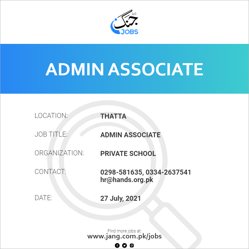 Admin Associate