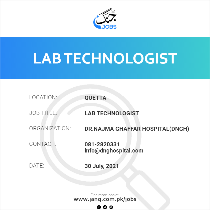 Lab Technologist