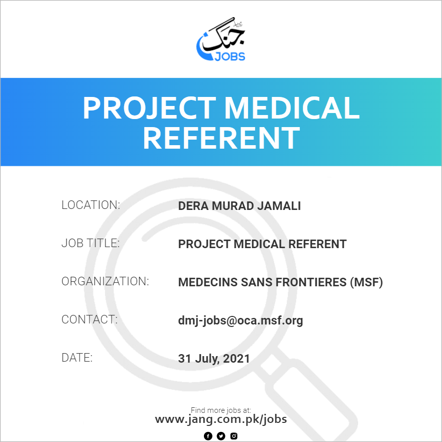 Project Medical Referent