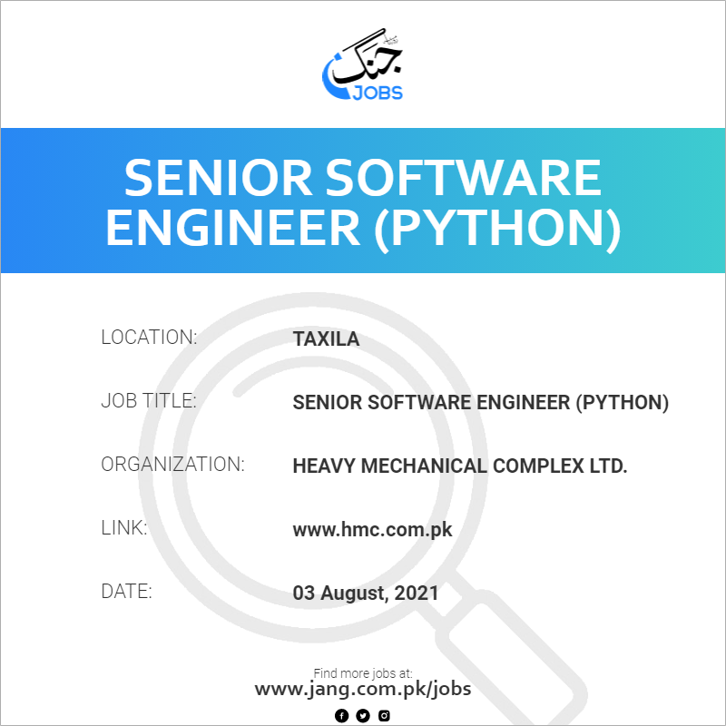 Senior Software Engineer (Python)
