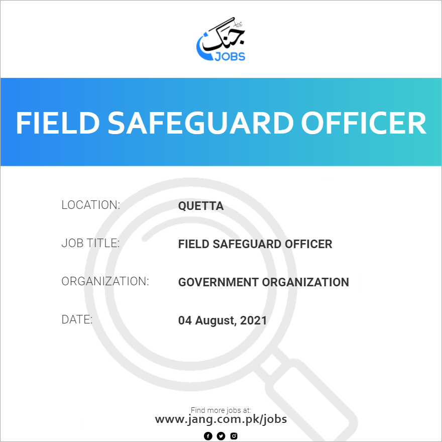 Field Social Safeguard Officer
