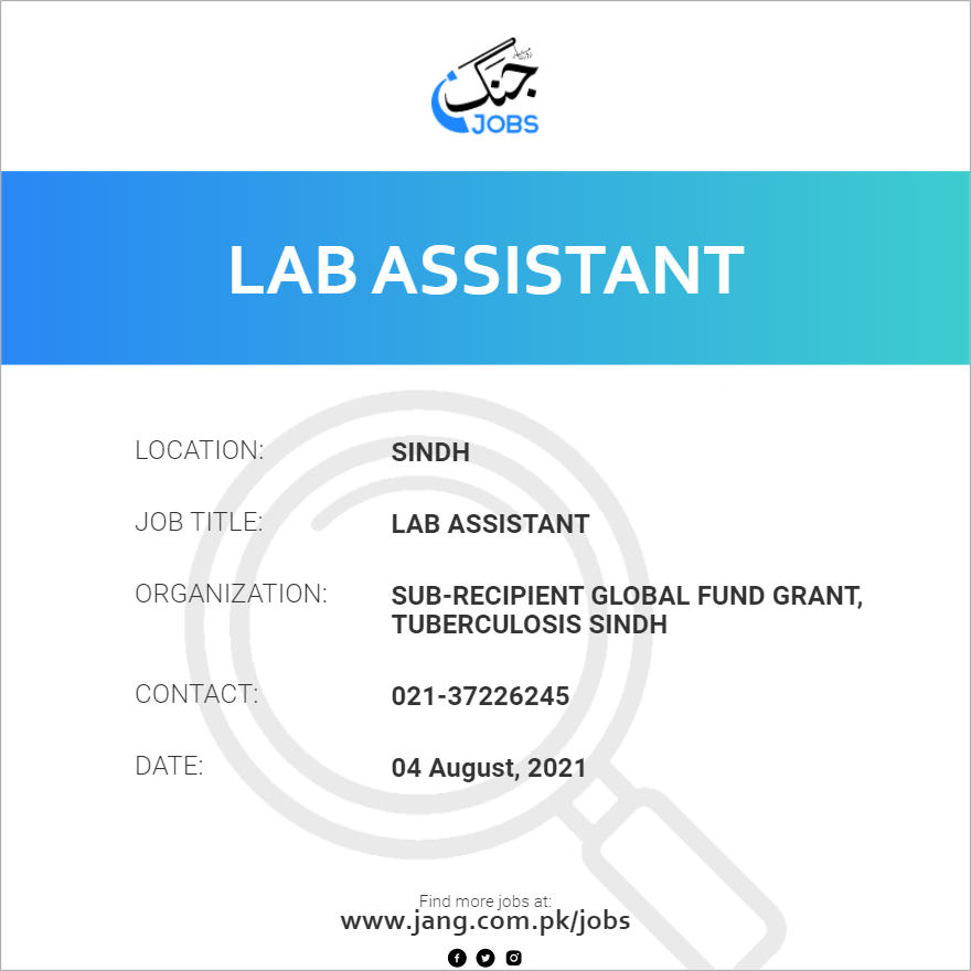 Lab Assistant