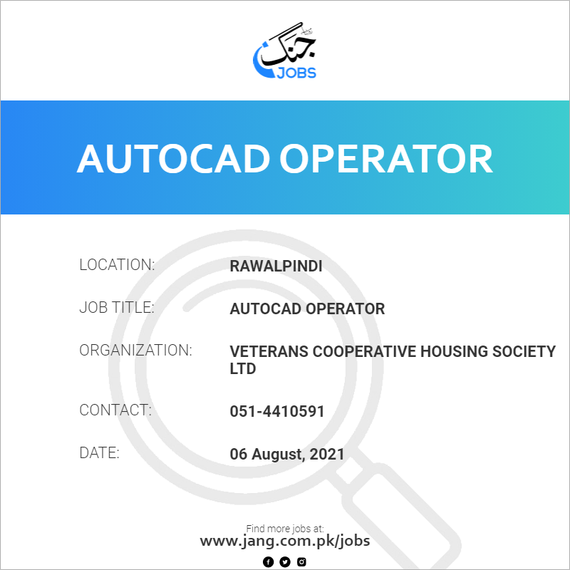 Autocad Operator 