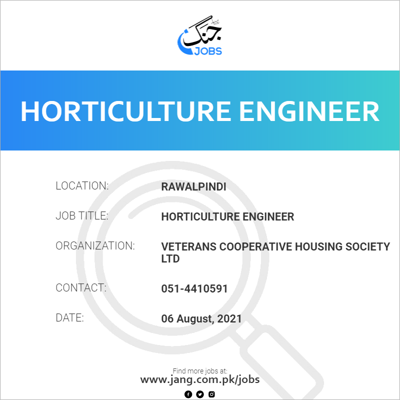 Horticulture Engineer
