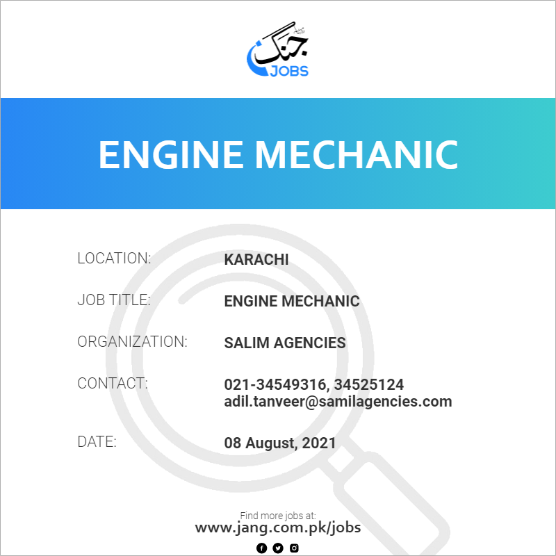 Engine Mechanic