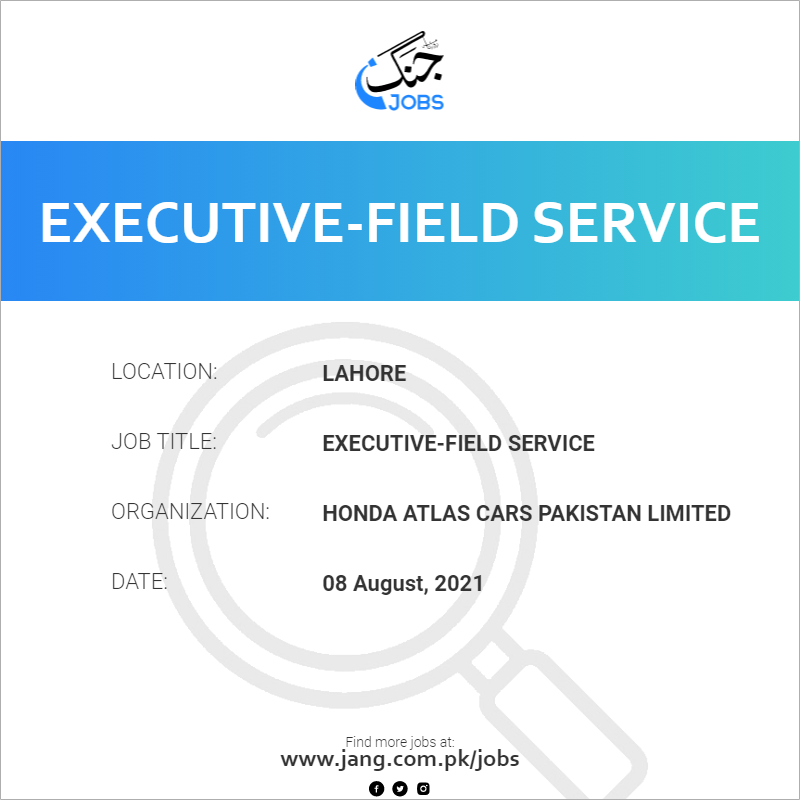 Executive-Field Service