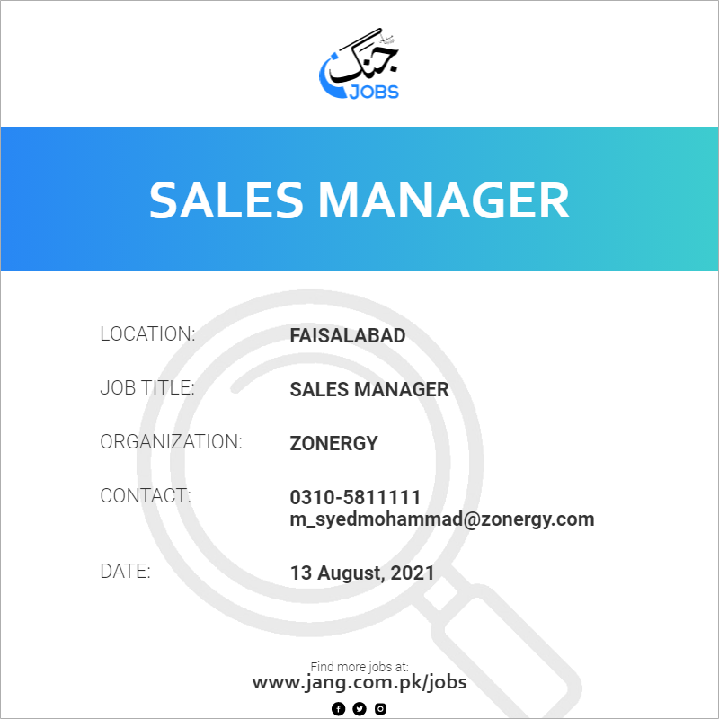 Sales Manager