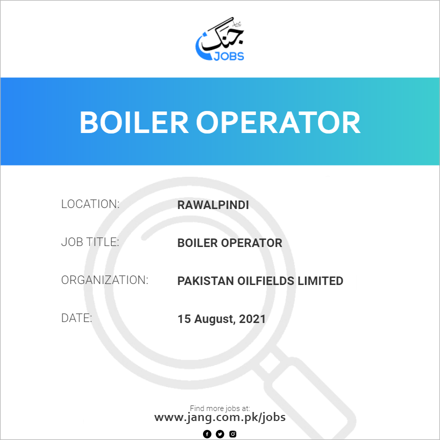 Boiler Operator