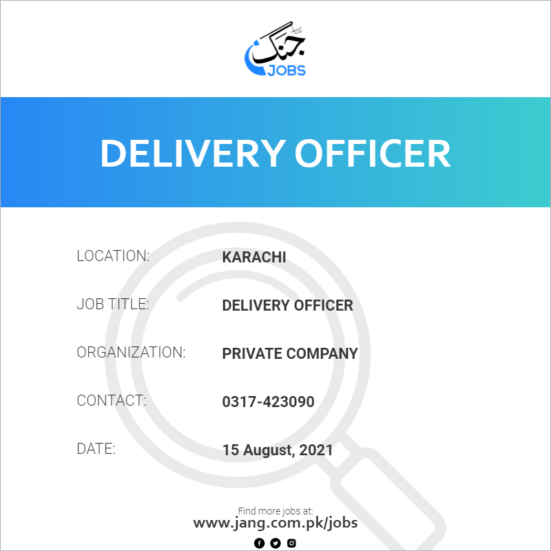 Delivery Officer 