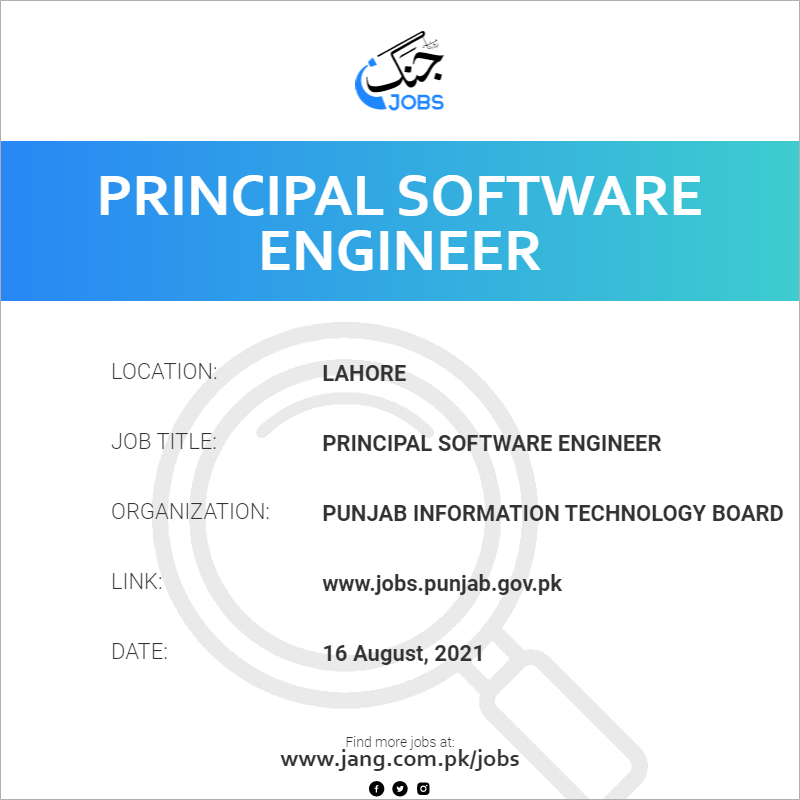 Principal Software Engineer 