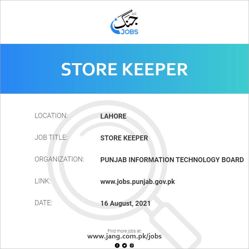Store Keeper