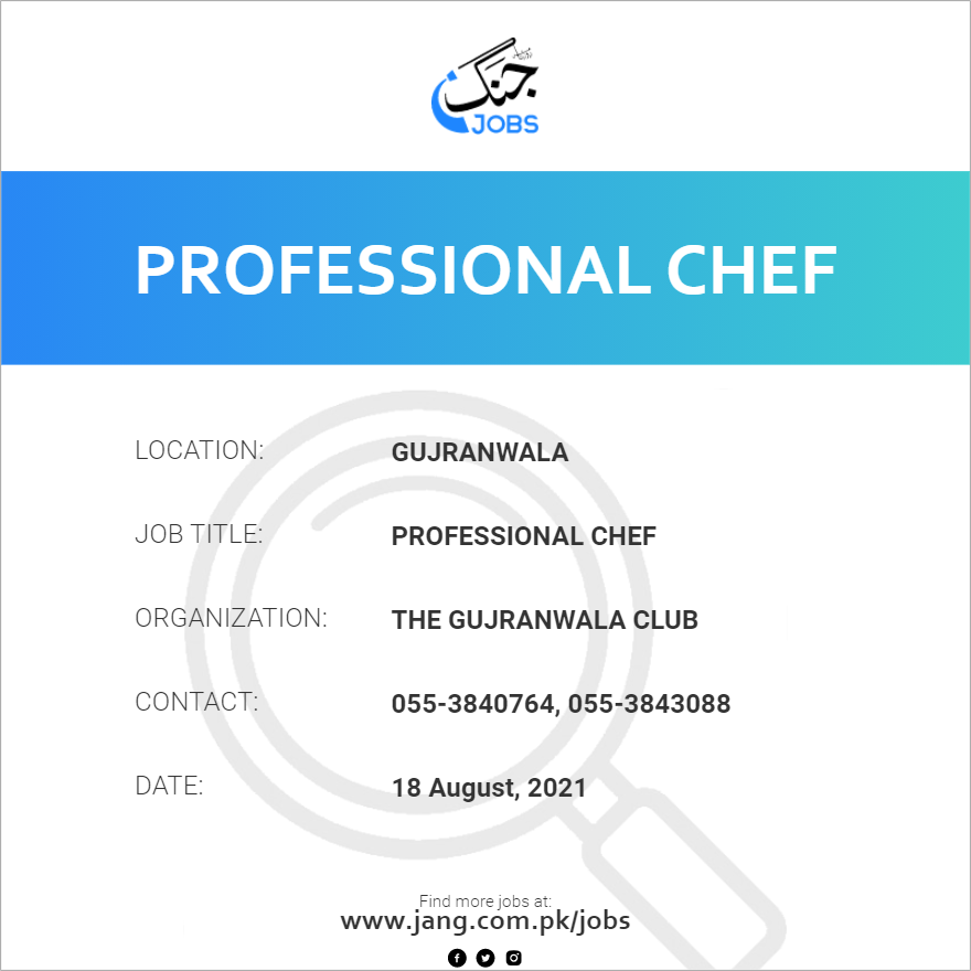 Professional Chef