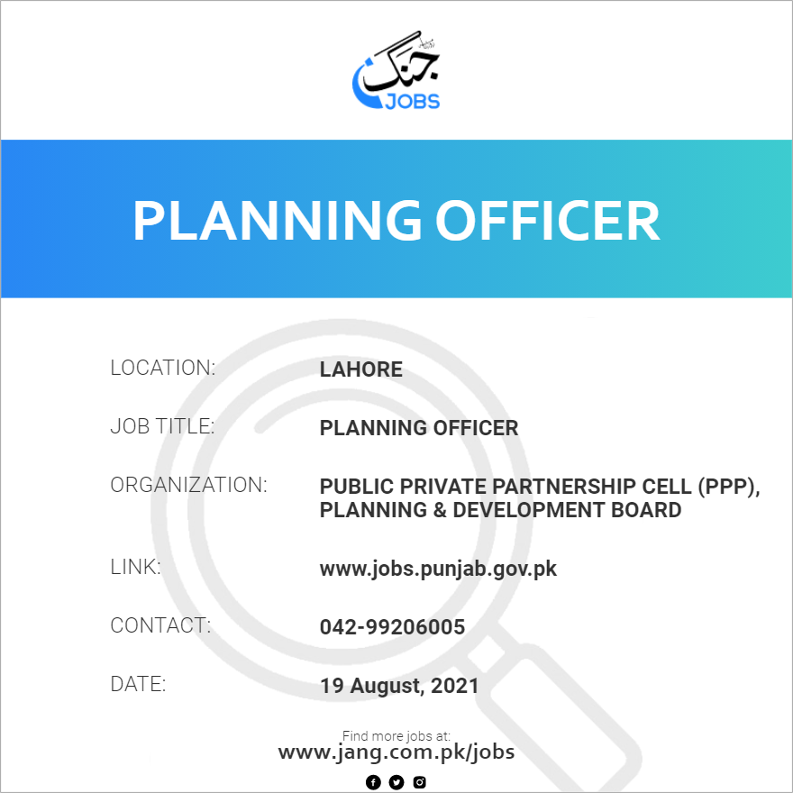 Planning Officer