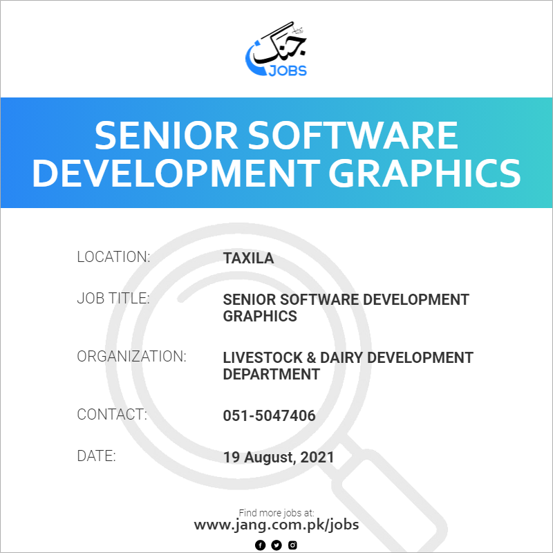Senior Software Development Graphics