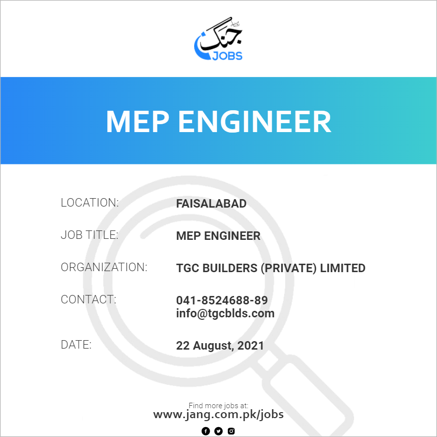 MEP Engineer