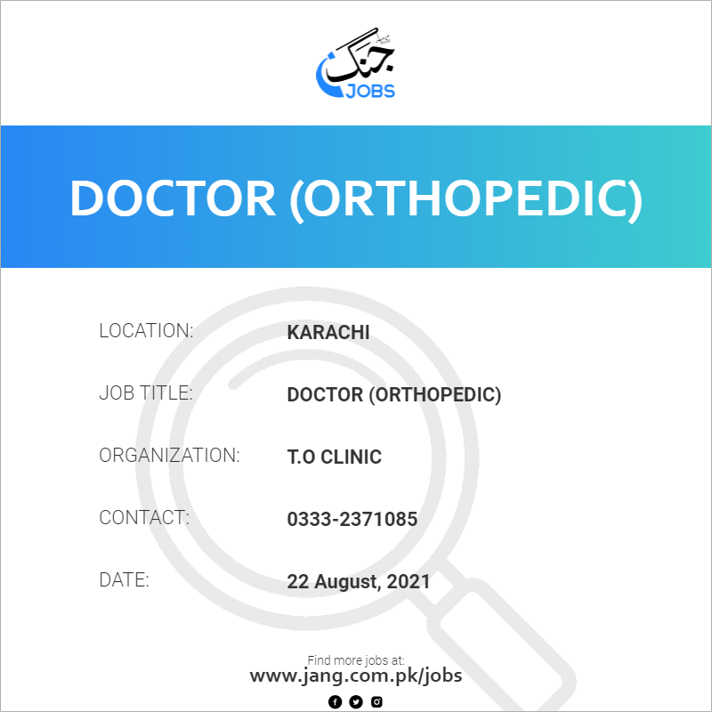 Doctor (Orthopedic)