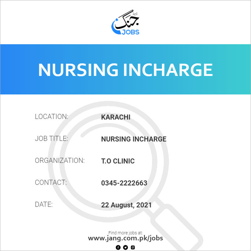 Nursing Incharge