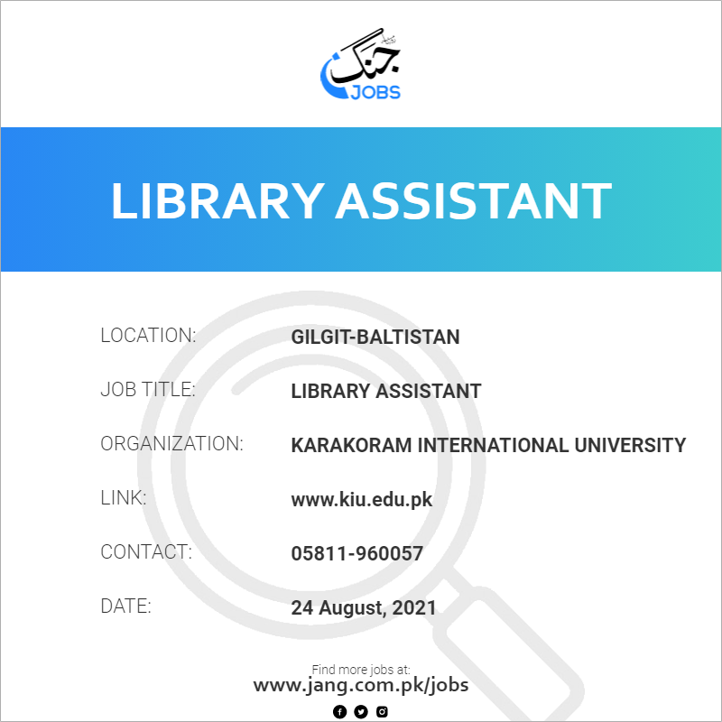 Library Assistant