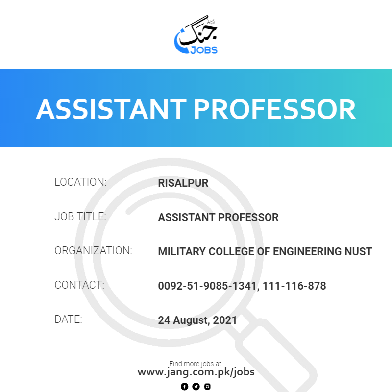 Assistant  Professor