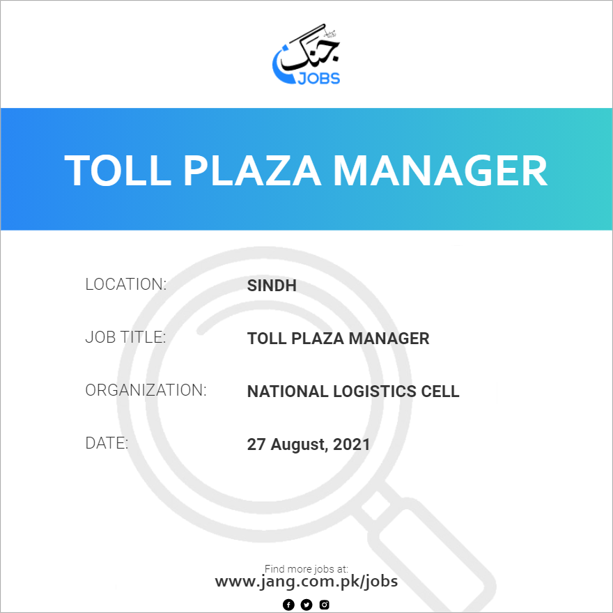 Toll Plaza Manager