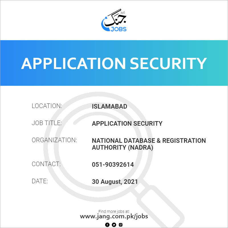 Application Security