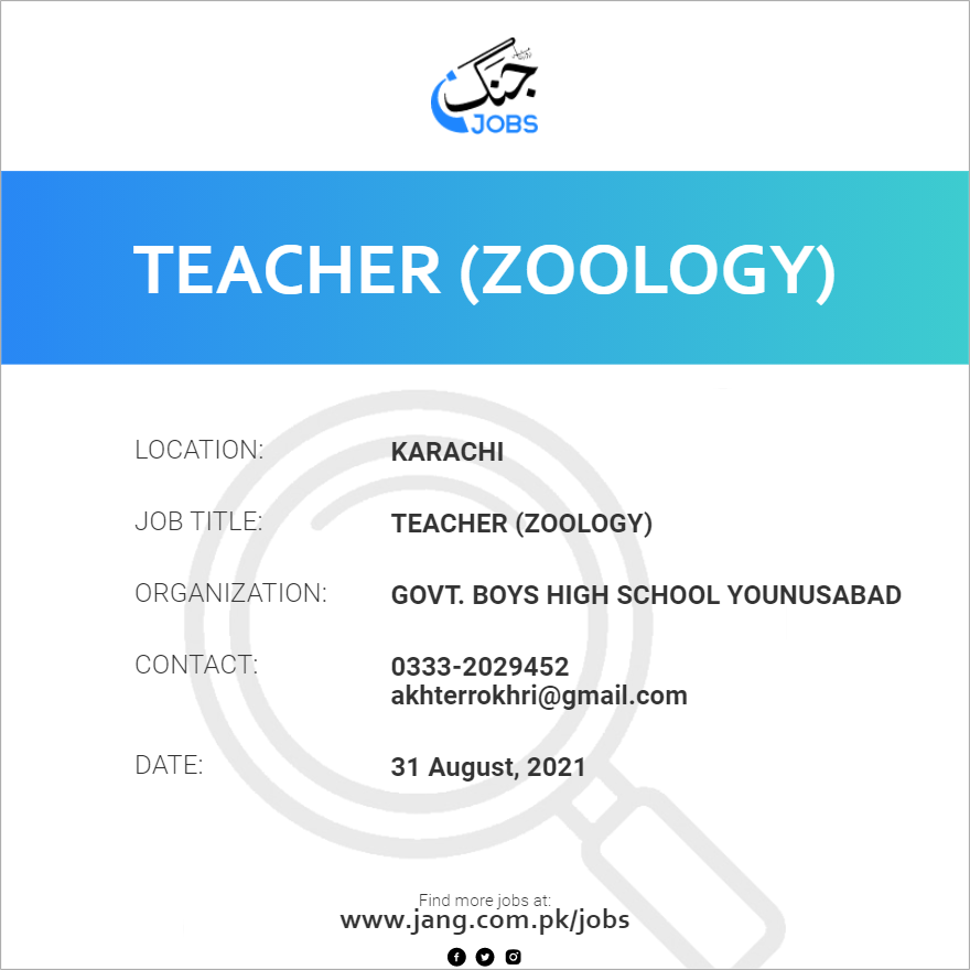 Teacher (Zoology)