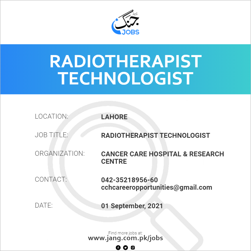 Radiotherapy Technologist 