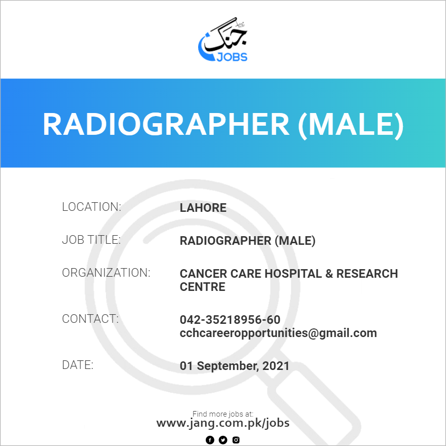 Radiographer (Male)
