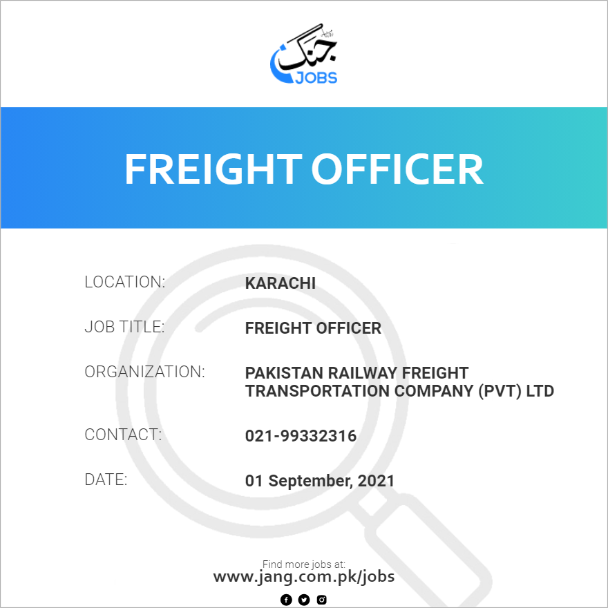 Freight Officer
