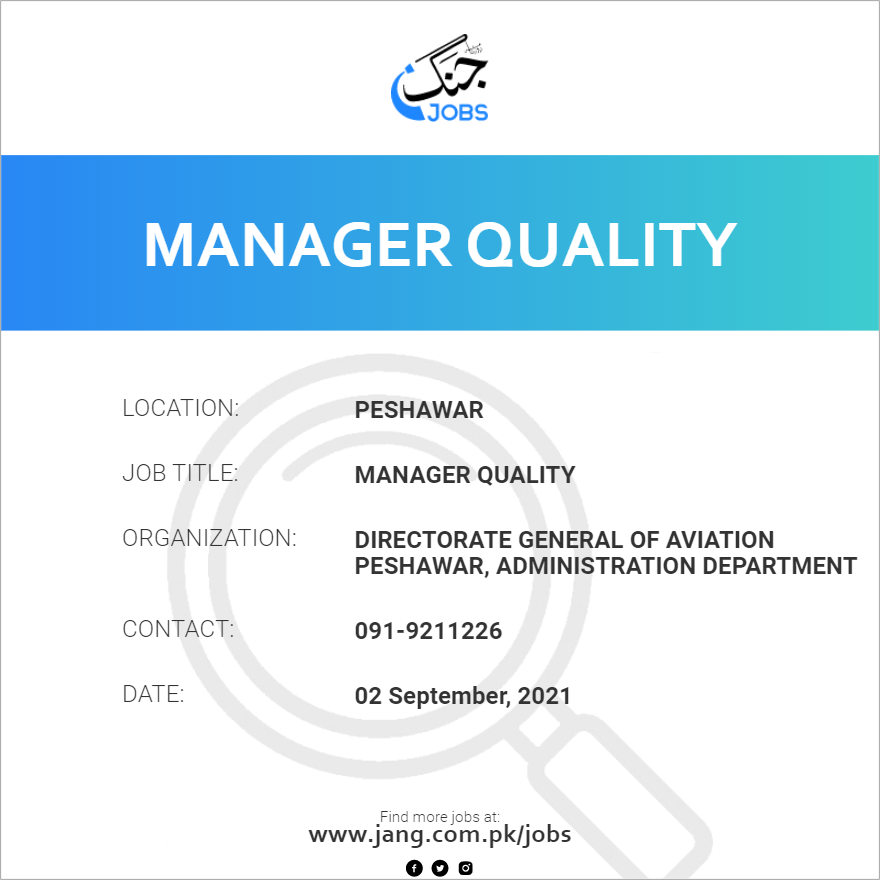 Manager Quality
