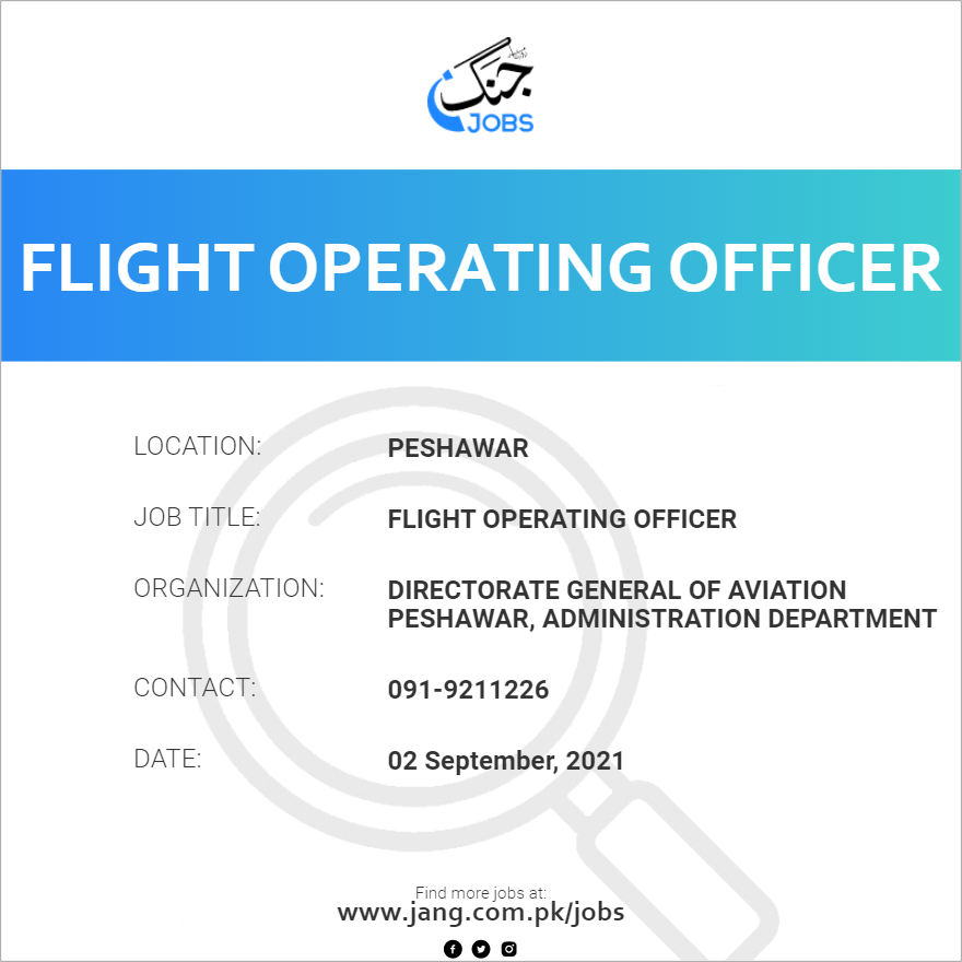 Flight Operating Officer