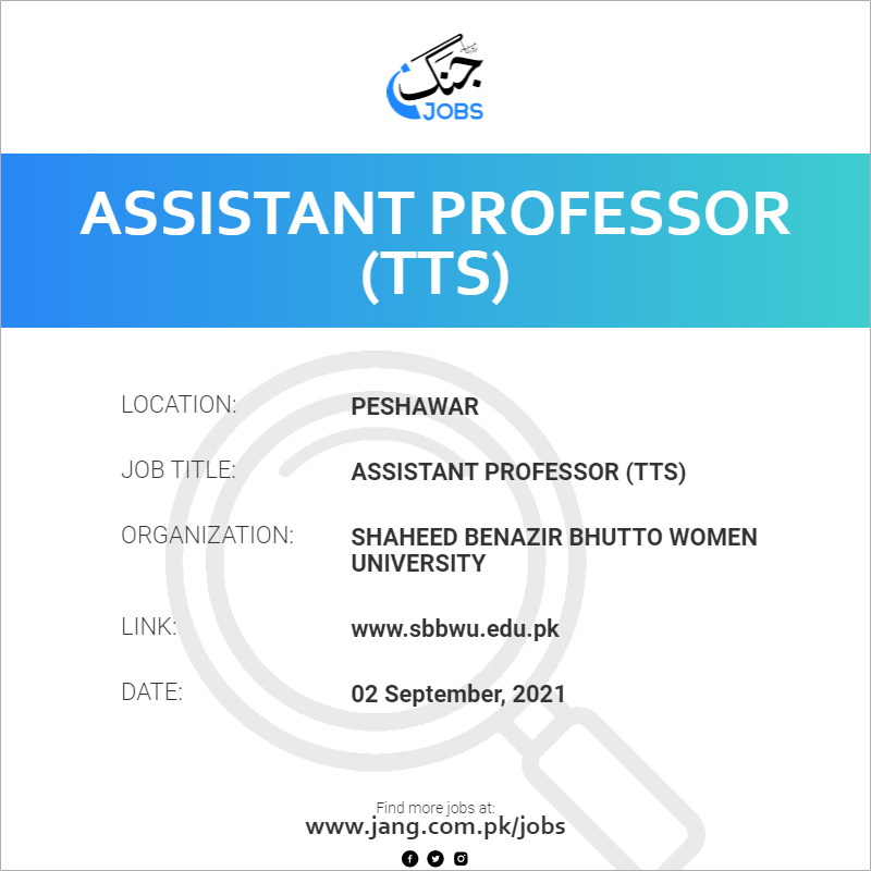 Assistant Professor (TTS)